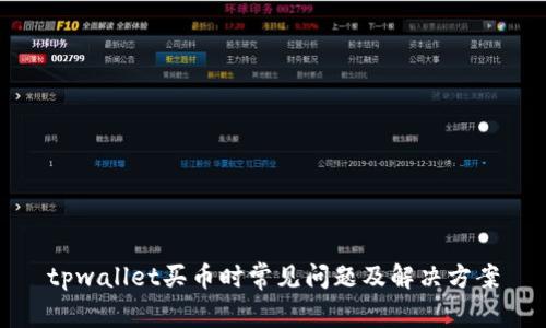 tpwallet买币时常见问题及解决方案